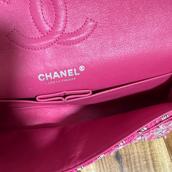 CHANEL Medium Classic Double Flap Tweed Bag - Picture 8 of 12